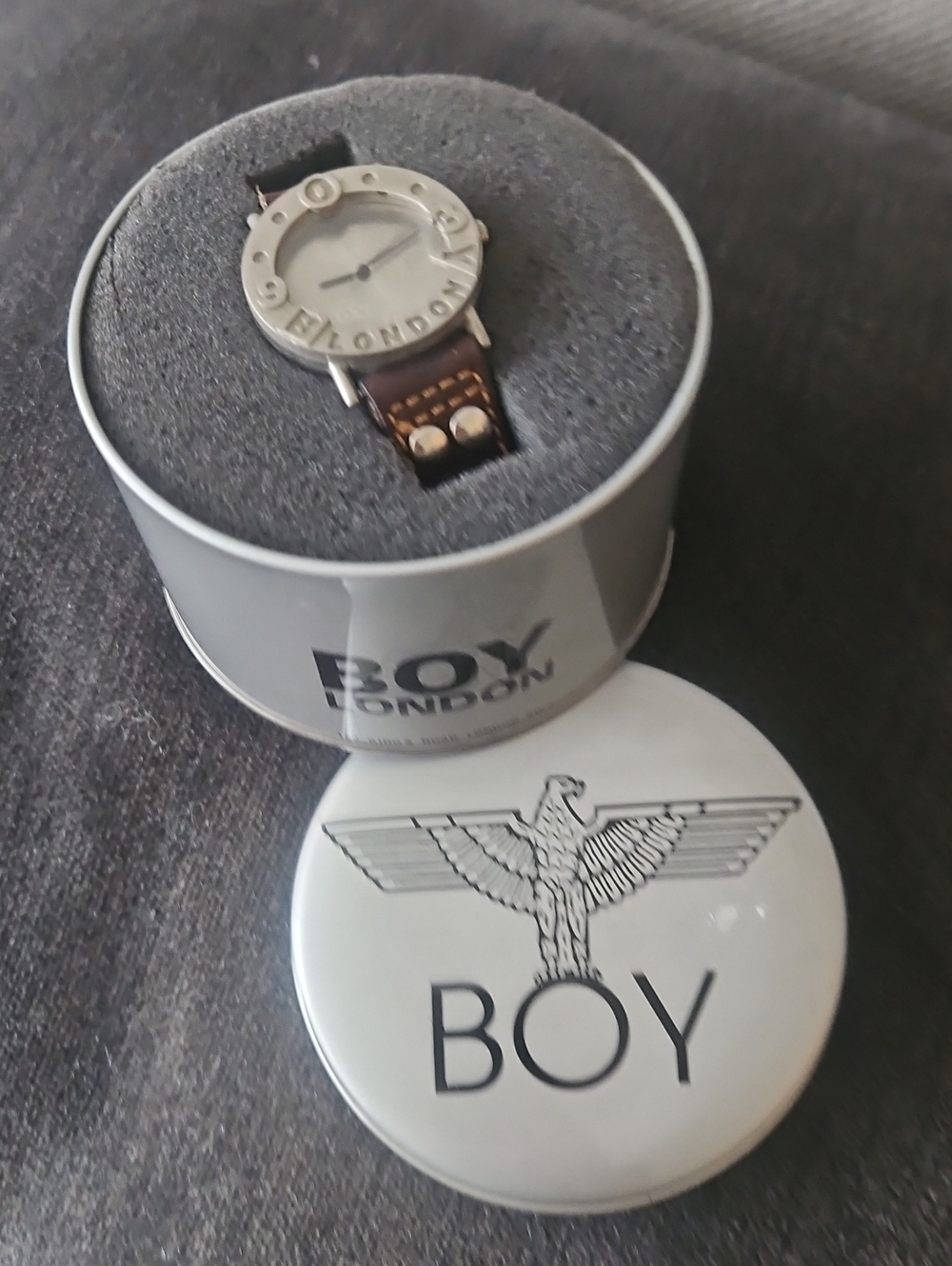 Vintage Boy London Cutout Bezel Quartz Watch - Picture 1 of 2
